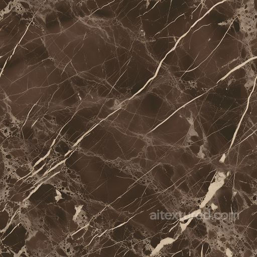 Armani Brown Marble PBR Texture with Polished Veined Stone Surface seamless Marble PBR texture
