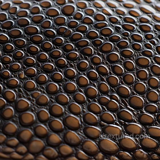 Textured Reptilian Skin with Glossy Raised Scales and Organic Detailing Skin texture preview