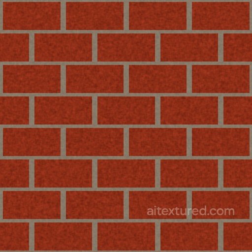 Procedural Red Brick Wall PBR Texture seamless Brick PBR texture