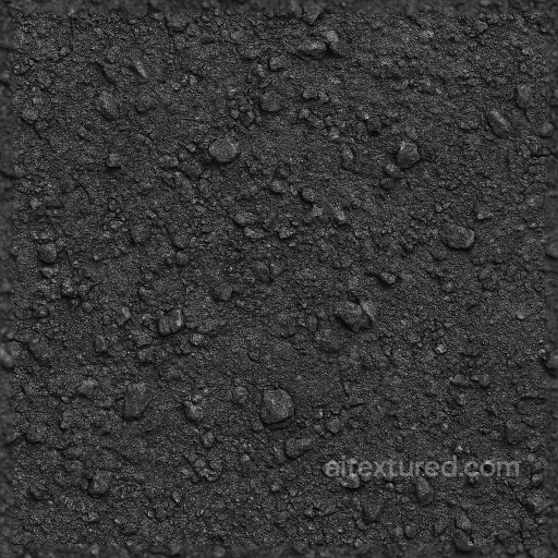 Coal Surface Dusty Residue Matte Dark Gray Color seamless Coal PBR texture