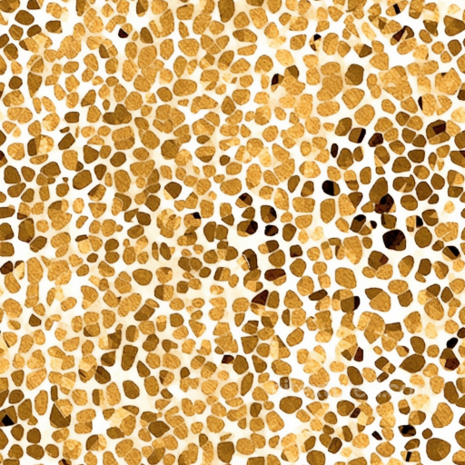 Leopard Print Fabric Texture with Warm Brown Spots seamless Leopard Print PBR texture