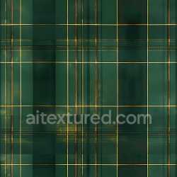 seamless Seamless 3D PBR Texture Featuring Green and Gold Plaid Pattern texture 8k free download PBR