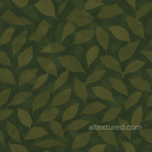 Jungle Green Leaf Litter Camouflage Fabric seamless Color Camouflage PBR texture