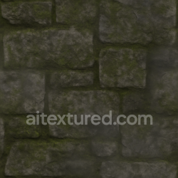 seamless Seamless 3d texture PBR 8k moss covered brick and graveyard stone surface for Halloween texture 8k free download PBR