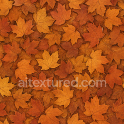 seamless Fine Autumn Leaves Texture Seamless 1024X1024 texture 1024x1024 free download PBR