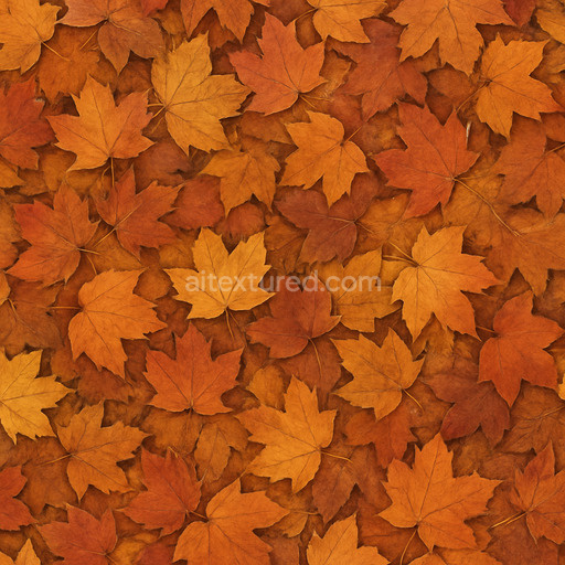 Fine Autumn Leaves Texture Seamless 1024X1024