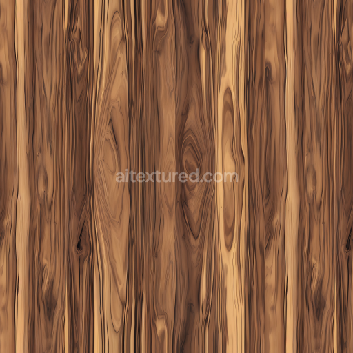 Seamless 3D Rustic Knotty Pine Wood Planks PBR Texture with Natural Grain
