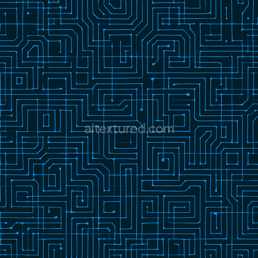 Patterned Techno Grid Texture Seamless 1024X1024