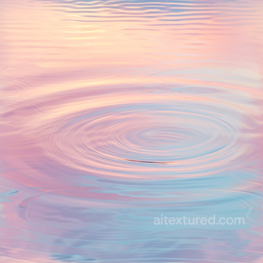 Water PBR Texture Featuring Gentle Ripples and Soft Pastel Colors seamless Water PBR texture