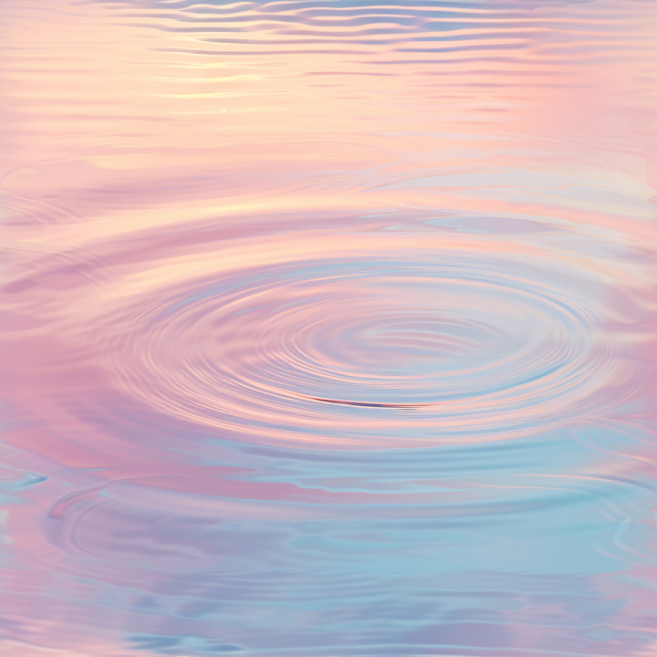 Water Featuring Gentle Ripples and Soft Pastel Colors seamless PBR texture preview