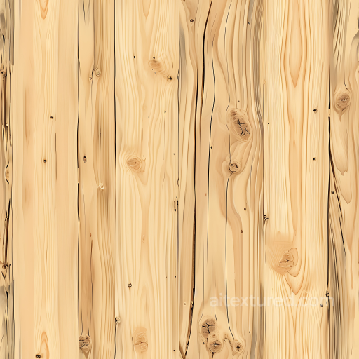 Pine Wood Planks PBR Texture with Natural Knots and Grain seamless Wood PBR texture