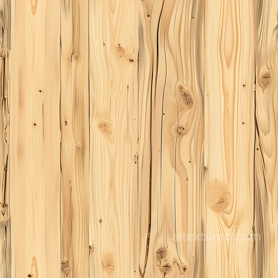 Pine Wood Planks PBR Texture with Natural Knots and Grain Wood texture preview