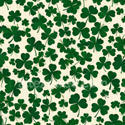 seamless Seamless 3D PBR Texture of St Patrick Green Shamrock Pattern texture 8k free download PBR
