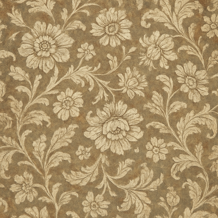 Weathered Floral Pattern seamless PBR texture preview