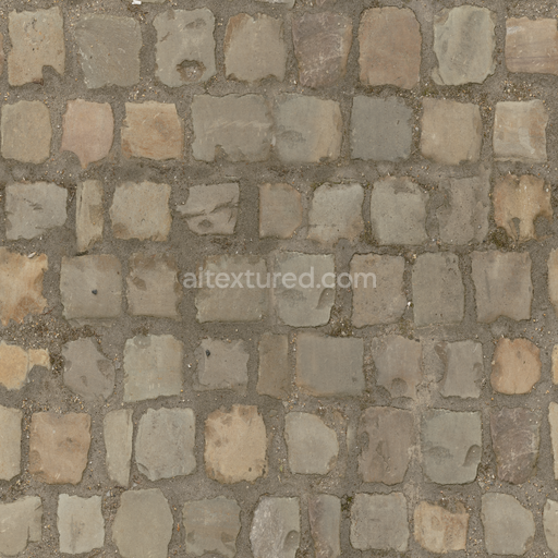 Cobblestone Floor Cobblestone — Cobblestone Mud Path Pavement Outdoor Floor — PBR seamless 3D texture