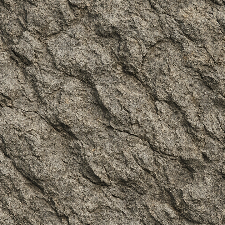 Realistic Rock seamless PBR texture preview