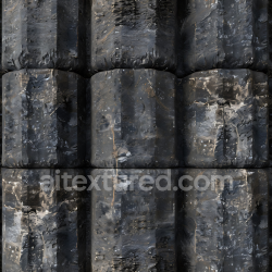 seamless Seamless 3D Basalt Column Rock Wall PBR Texture with Weathered Dark Stone Surface texture 8k free download PBR