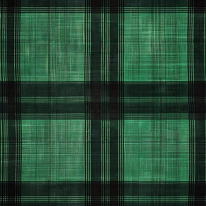 Green and Black Plaid Fabric Pattern seamless PBR texture preview