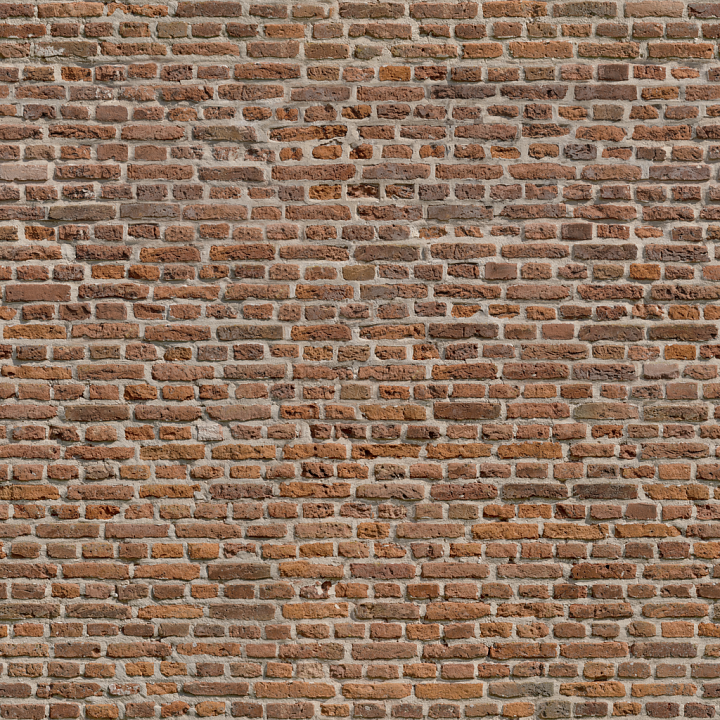 Factory Brick Bricks - Industrial Factory Brick Rough Red Uneven seamless PBR texture preview
