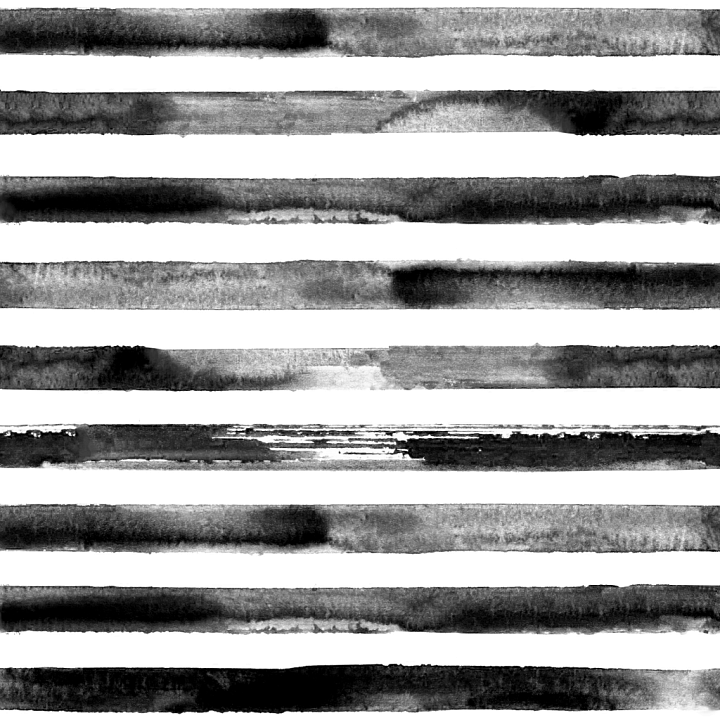 with Black Watercolor Stripes Pattern seamless PBR texture preview