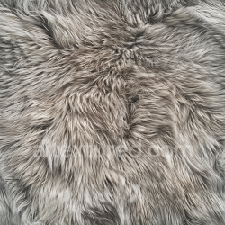 seamless Seamless 3D PBR Texture of Long Shaggy Grey Leather Fur texture 8k free download PBR