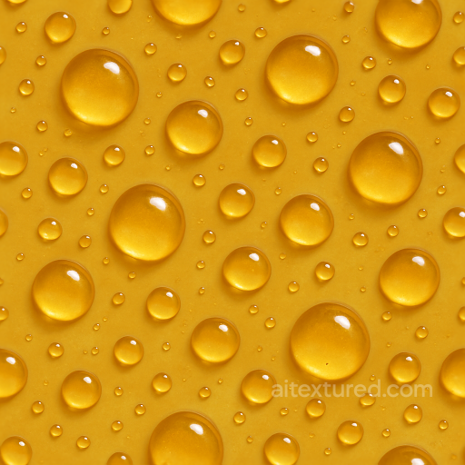 Sticky Honey Drops On Organic Surface seamless Drops PBR texture