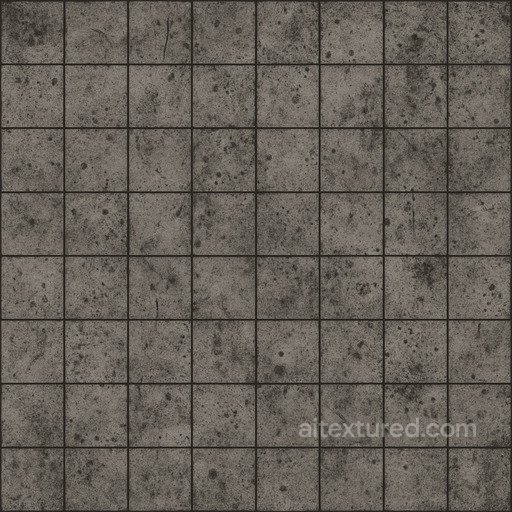 Dirty Techno Grid Seamless Texture seamless Sci-fi PBR texture