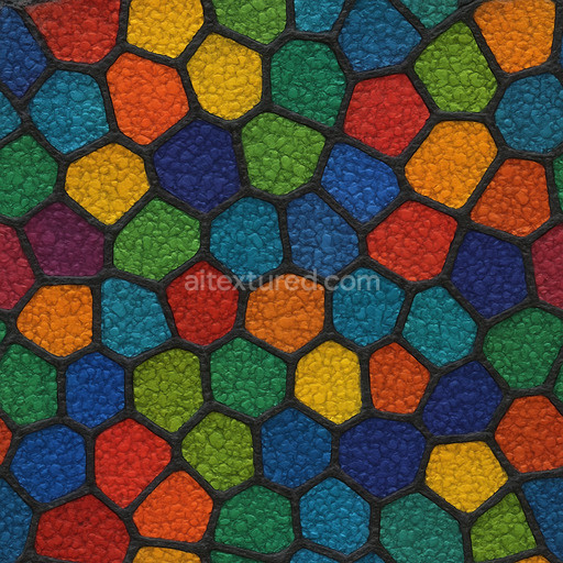 Coarse Stained Glass Texture Seamless 1024X1024