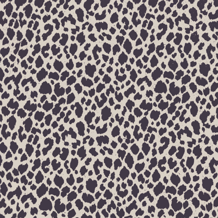 Leopard Print Fabric in Neutral Tones seamless PBR texture preview