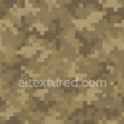 seamless Seamless 3D Texture PBR 8K Khaki Tan Pixelated Camo Nylon Fabric texture 8k free download PBR