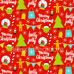 seamless Seamless 3D PBR Texture of Colorful Christmas Digital Paper Pattern texture 8k free download PBR