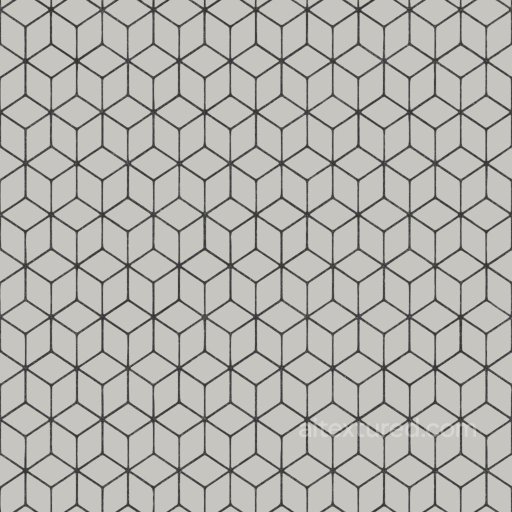 Rhombus Ceramic Tiles | Free PBR seamless Tile PBR texture