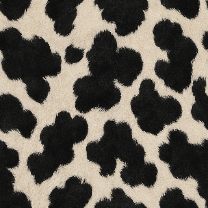 Patterned Cowhide seamless PBR texture preview
