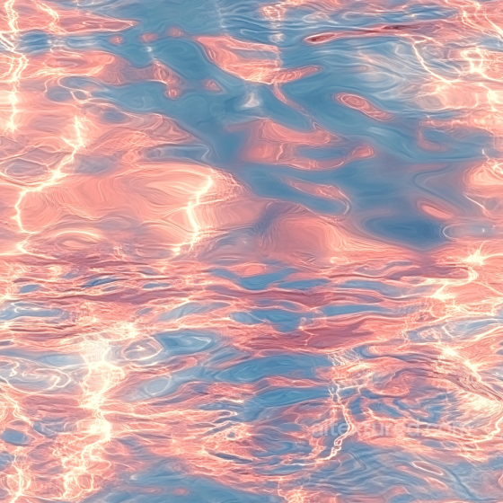 Stylized Water Surface Texture with Pink-Tinted Reflections Water texture preview