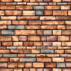 seamless Seamless 3D PBR Cracked Brick Wall Texture with Earthy and Muted Colors texture 8k free download PBR