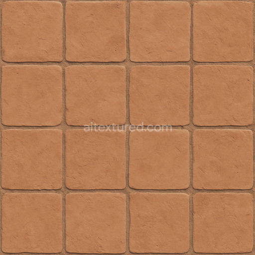 Detailed Clay Tiles Texture Seamless 1024X1024