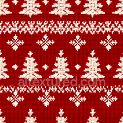 seamless Seamless 3D PBR Knitted Wool Texture with Christmas Tree Pattern texture 8k free download PBR