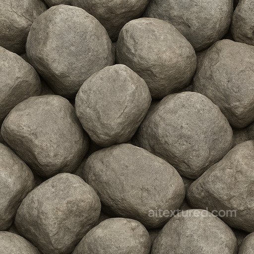 Realistic Boulder Seamless Texture seamless Rock PBR texture