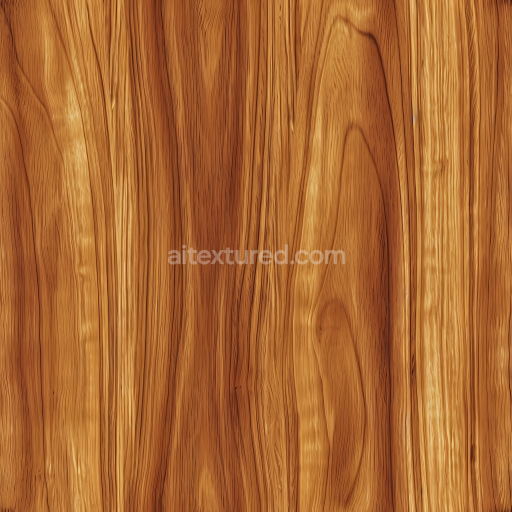 Seamless 3D Light Brown Pine Wood Floor PBR Texture with Natural Grain and Knots