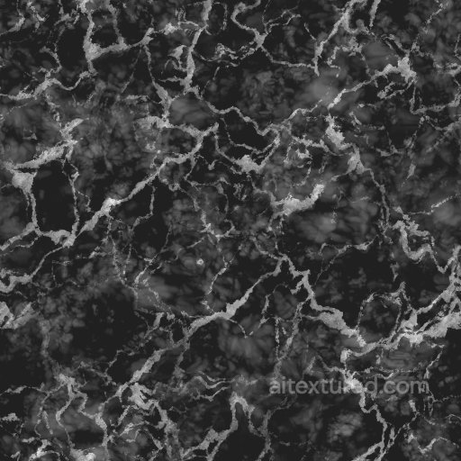 Marble Texture with White Cracks and Black Background | Free PBR seamless Marble PBR texture