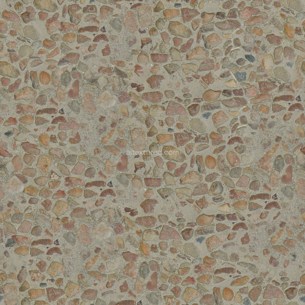 Seamless paving stones texture for 3D rendering and design