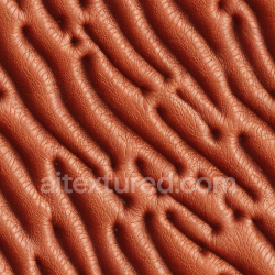 seamless Seamless 3D tufted brown leather PBR texture with natural wrinkles and vintage patina texture 8k free download PBR