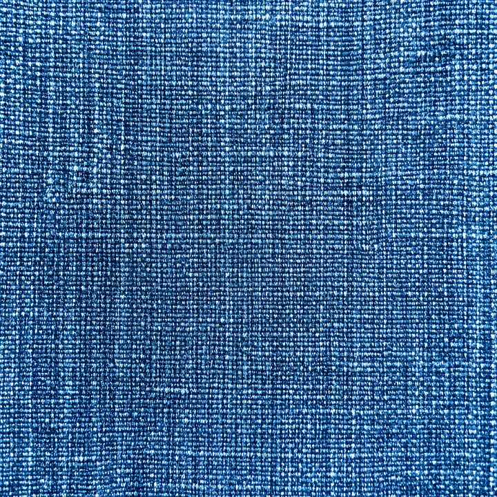 Cracked Denim Fabric In Blue With Fine Weave Pattern seamless PBR texture preview