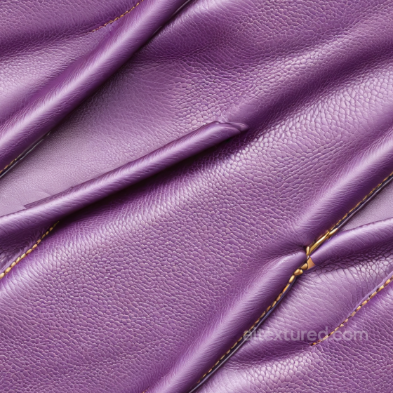 Purple Pebbled Leather PBR Texture with Visible Stitching and Wrinkles Leather texture preview