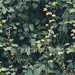 seamless Seamless 3D Jungle Camouflage PBR Texture Featuring Dense Leaf Foliage and Natural Greens texture 8k free download PBR
