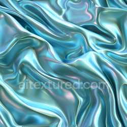 seamless Seamless 3D PBR Texture of Glossy Blue Satin Fabric with Iridescent Sheen texture 8k free download PBR