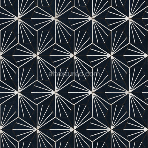 Seamless Ceramic Hexagon Tiles
