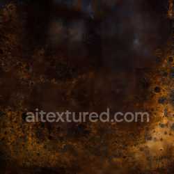 seamless Seamless 3D Rusty Metal PBR Texture Featuring Corrosion Holes and Dark Oxidation texture 8k free download PBR