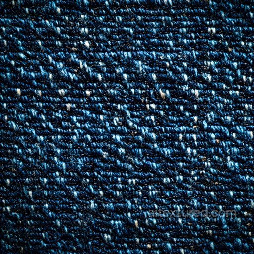 Cracked Denim Fabric PBR Texture with Distressed Blue Weave Pattern seamless Denim jeans PBR texture
