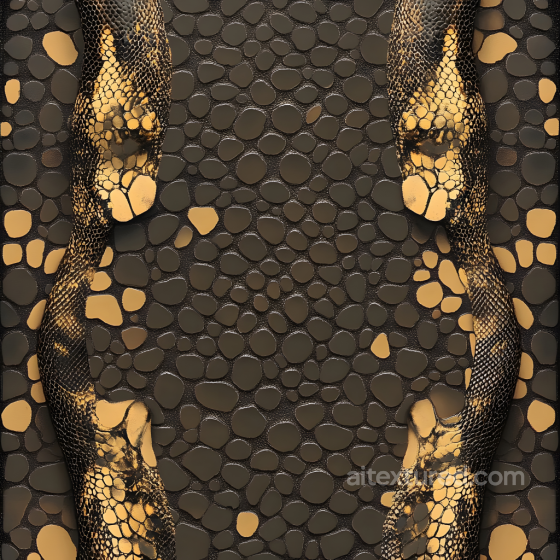 Reptilian Skin Texture with Detailed Scaly Pattern and Sheen Skin texture preview